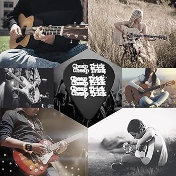 Amazon | Cheap Trick チープ トリック ギターピック 6本セット 3種